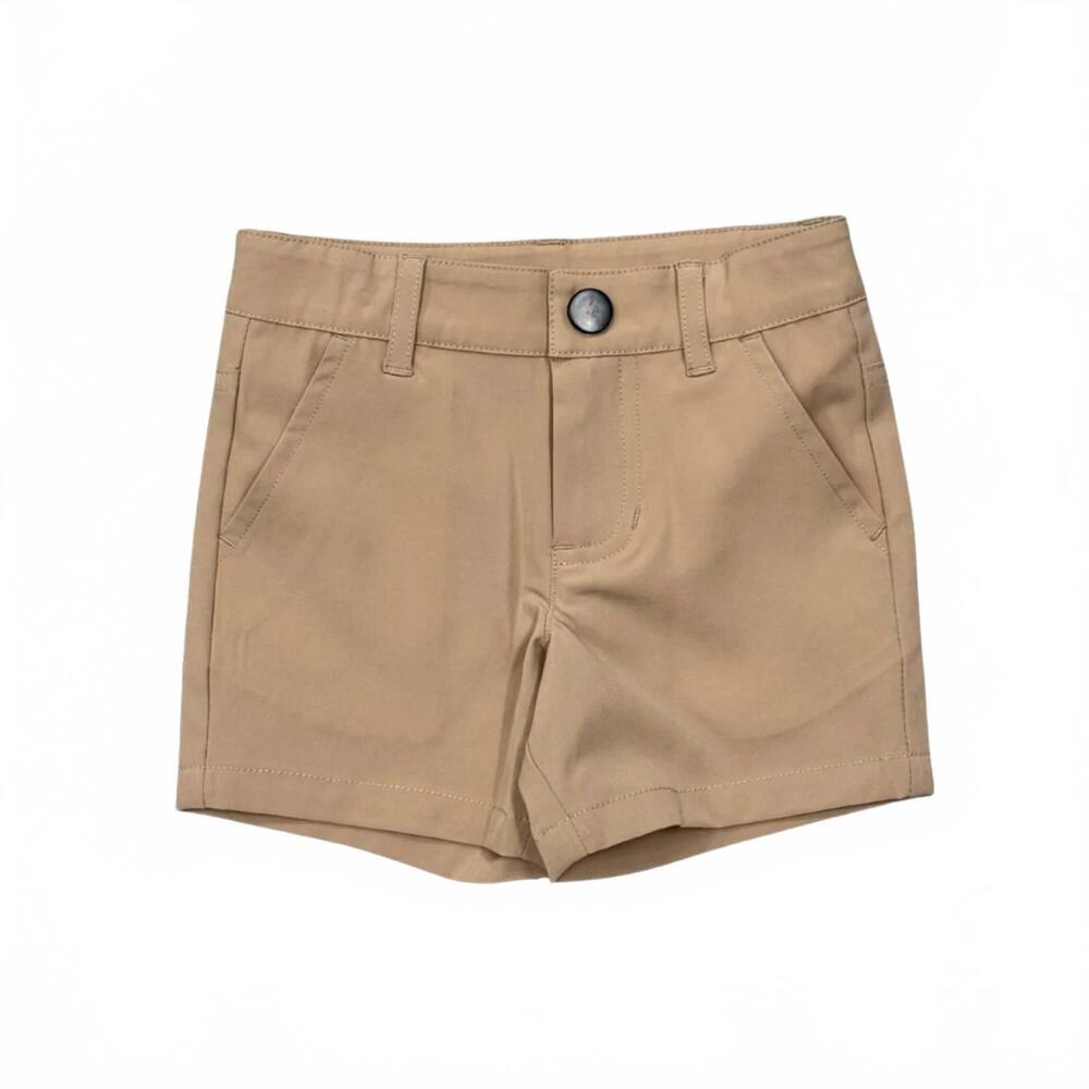 NEW BABYSPROUTS boy's dressy shorts in khaki